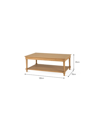 Oakworth Coffee Table - Coffee & Side Tables - Garden Trading -