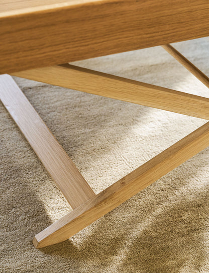 Hambledon Butlers Coffee Table Square Natural - Coffee & Side Tables - Garden Trading -
