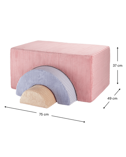 Pink Mousse Rainbow Playset