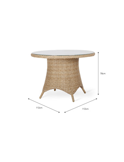 Brayford Round Dining Table Small Natural - Tables & Sets - Garden Trading -