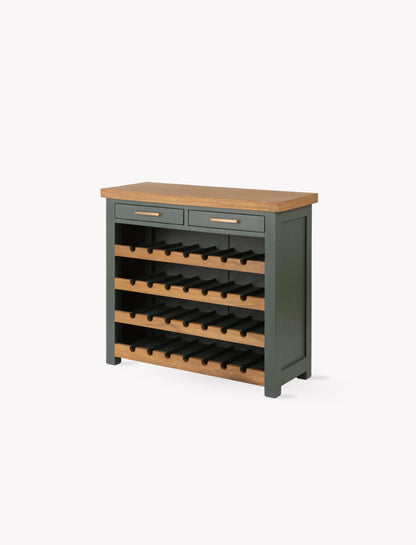 Walcote Winerack Sideboard Forest Green