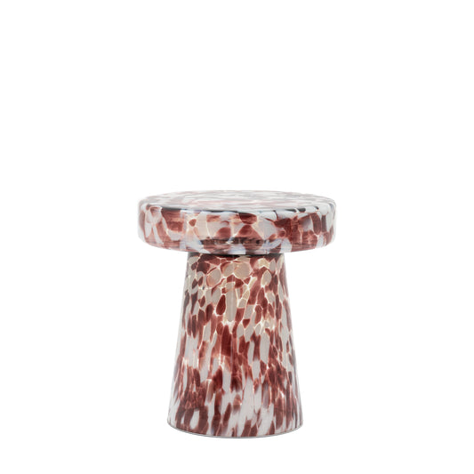 Murano Side Table Leopard