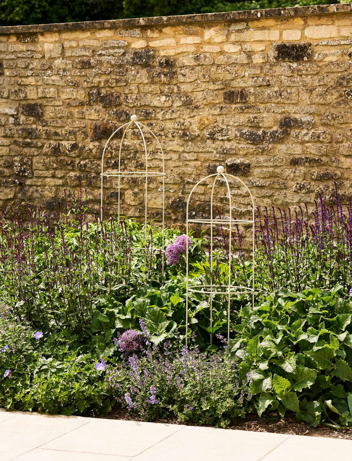 Barrington Obelisk Plant Supports Set of 2 Clay - Plant Supports & Obelisks - Garden Trading -