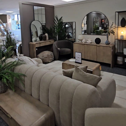 Cilibion 3 Seater Sofa Cream