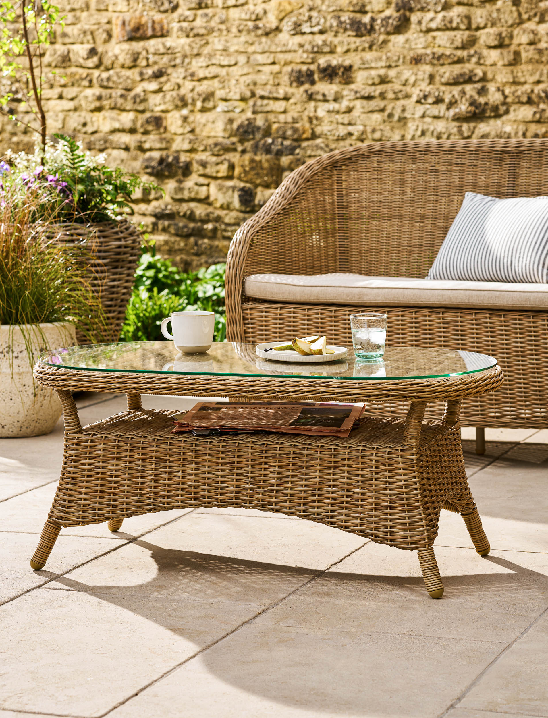Brayford Coffee Table Natural - Tables & Sets - Garden Trading -