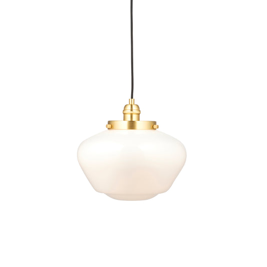 Katie Glass Pendant Brass/Opal