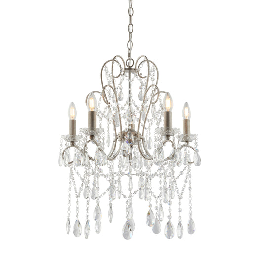 Chelsea Chandelier Large Aged Silver