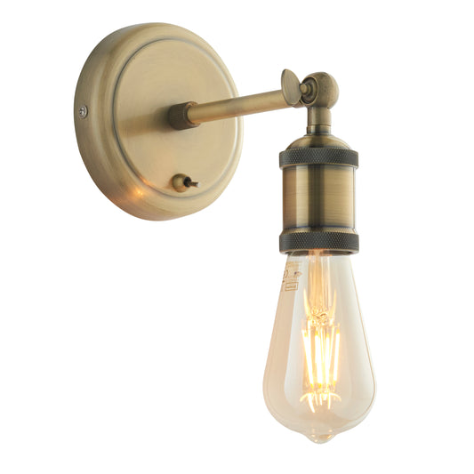 Cox Wall Light Antique Brass