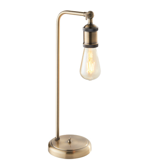 Cox Table Lamp Antique Brass