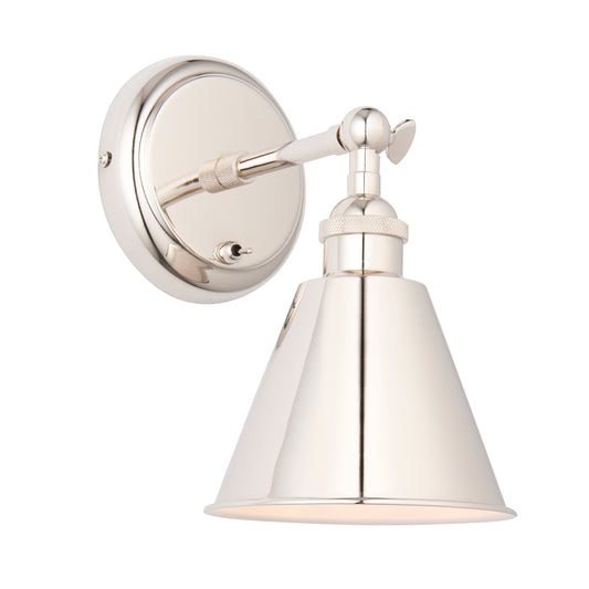Cox Wall Light Nickel