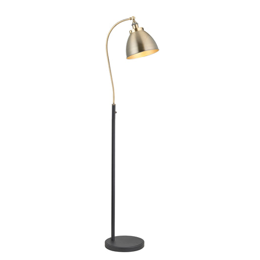 Norman Floor Lamp Antique Brass