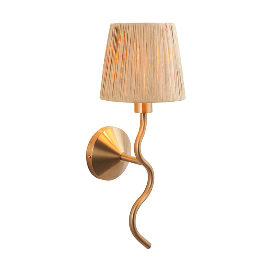 Scribble Wall Light Aged Brass