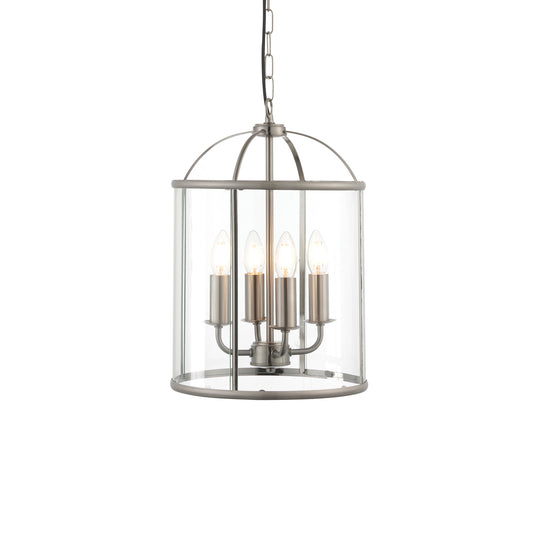 Hurley Pendant Large Satin Nickel
