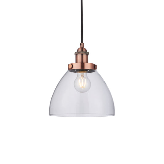 Hamilton Pendant Small Aged Copper
