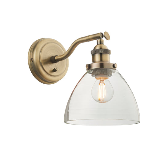Hamilton Wall Light Antique Brass