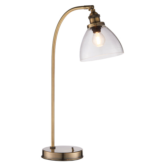 Hamilton Table Lamp Antique Brass