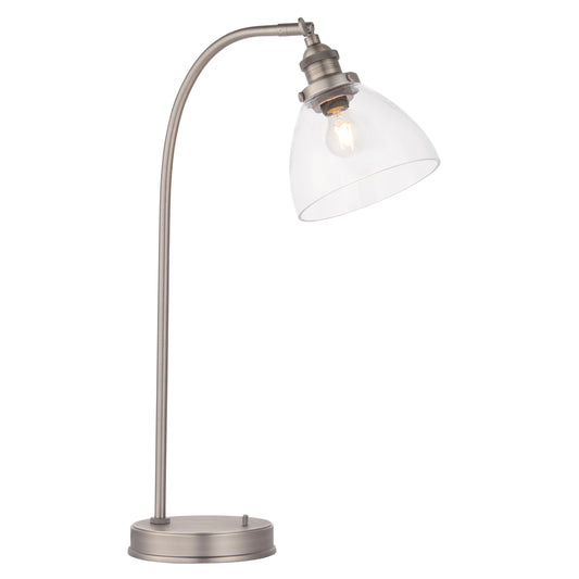 Hamilton Table Lamp Brushed Silver