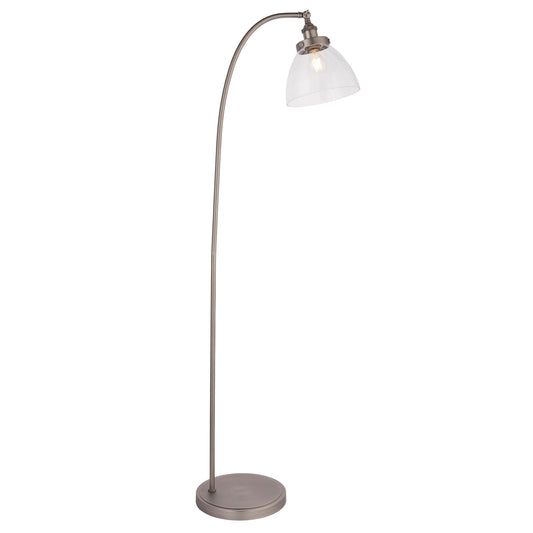 Hamilton Floor Lamp Brushed Silver