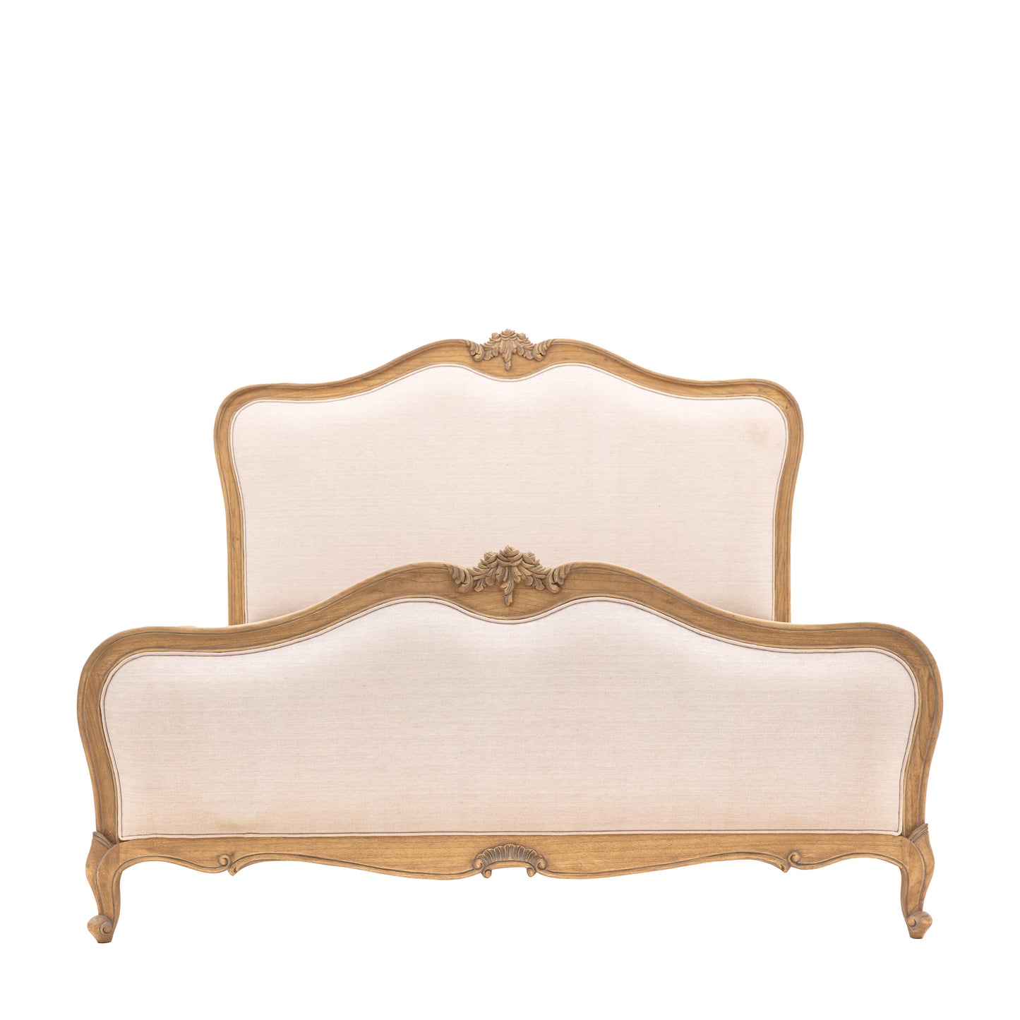 Caswell King Linen Upholstered Bed