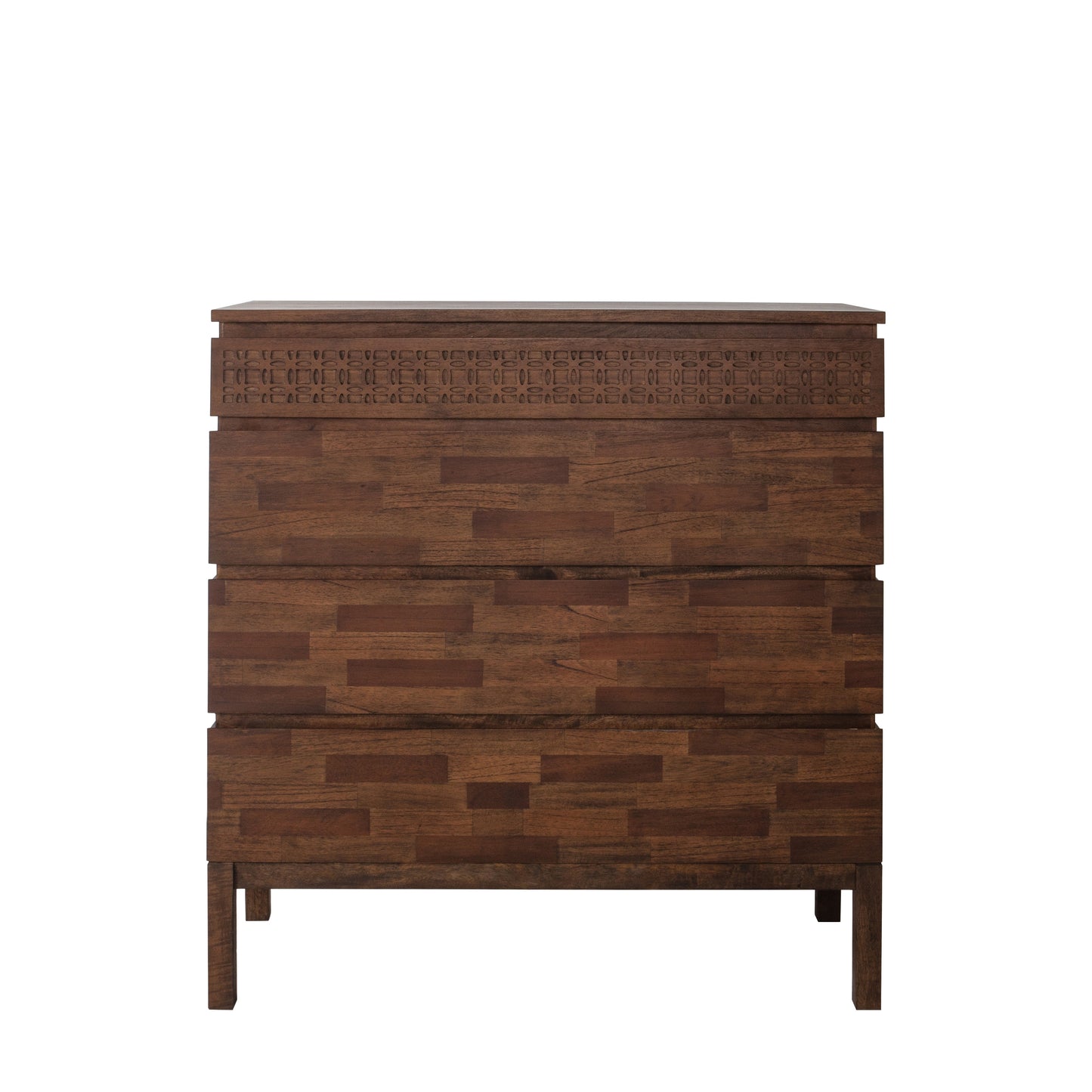 Barland 4 Drawer Chest Brown - CHESTD - Gallery Direct -