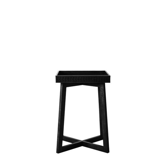 Barland Bedside Table Black