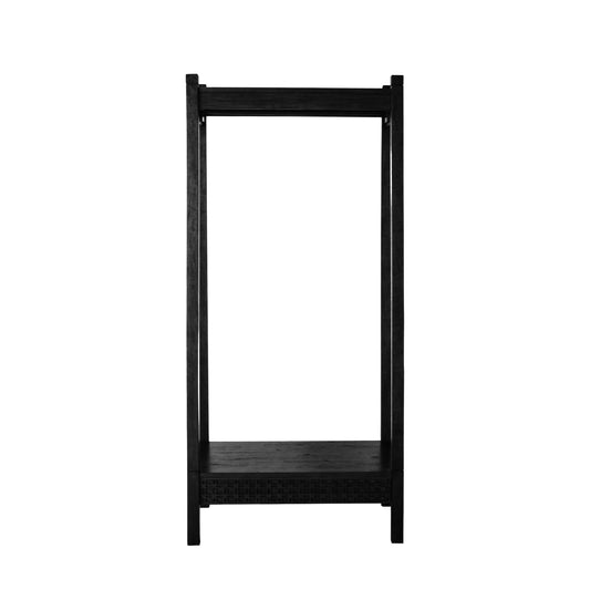 Barland Open Wardrobe Black