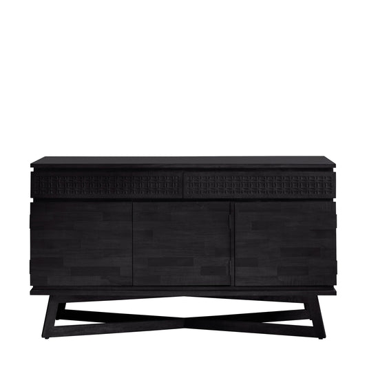 Barland 3Dr/2Drwr Sideboard Black