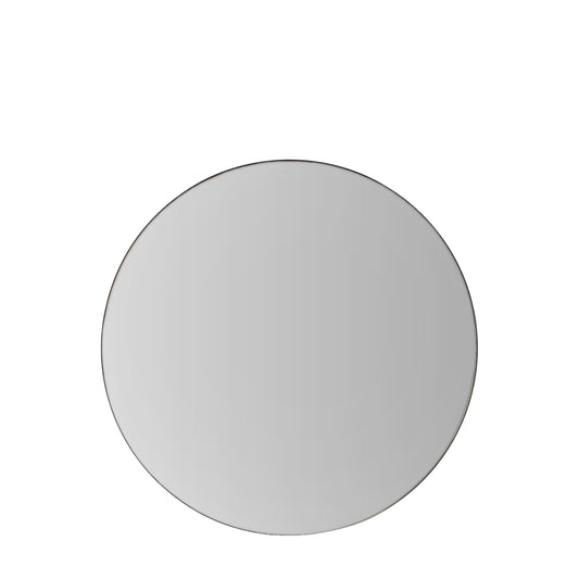 Owen Round Mirror Black