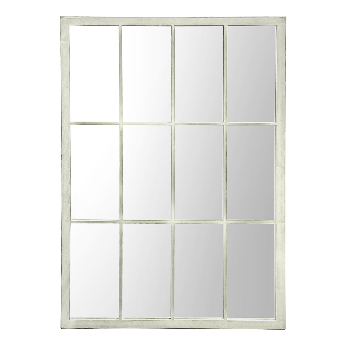 Myrtle Outdoor Mirror Distressed White