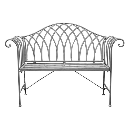 Foxhall Outdoor Bench Distressed Grey