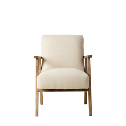 Newton Armchair Natural Linen