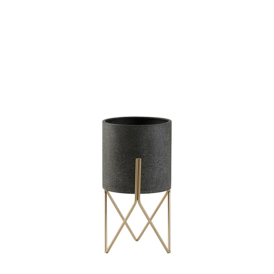 Leigh Metal Planter Small