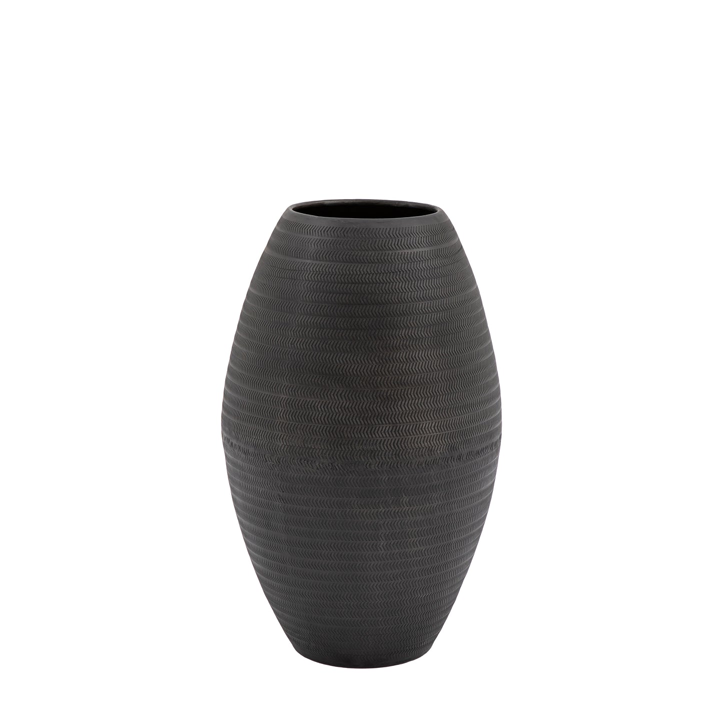 Alfie Aluminium Tall Vase Black
