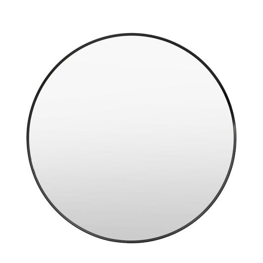 Copley Large Round Mirror Black