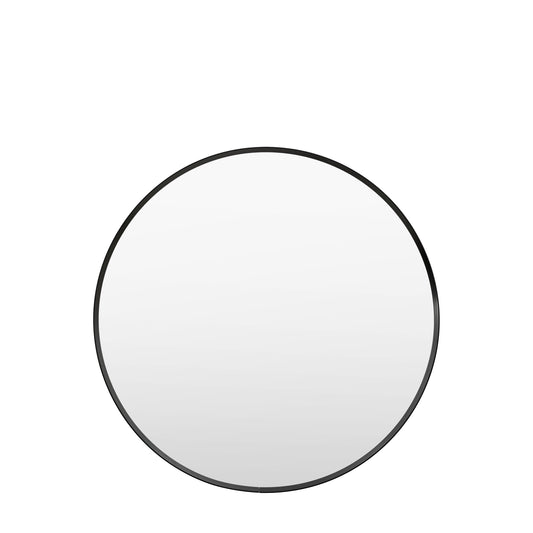 Copley Round Mirror Black