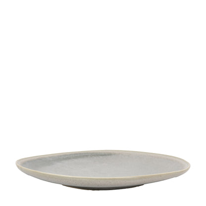 Gennith Glaze Dinner Plate Dove Grey set of 4