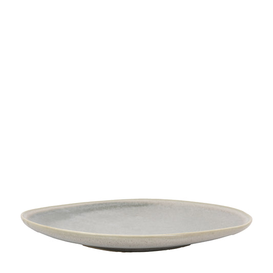 Gennith Glaze Dinner Plate Dove Grey set of 4