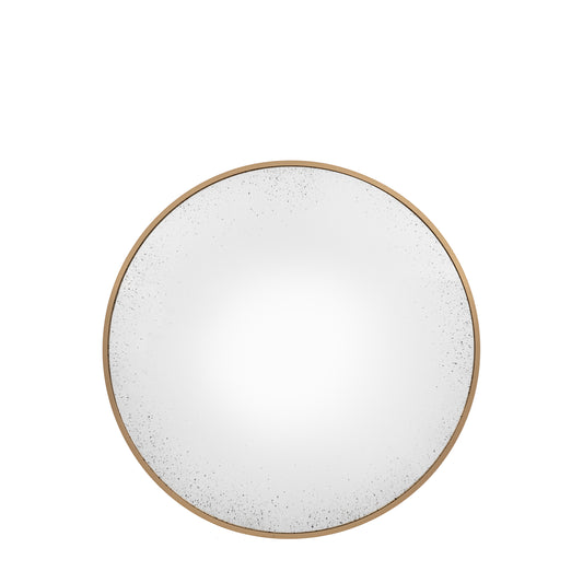 Elizabeth Convex Round Mirror Bronze