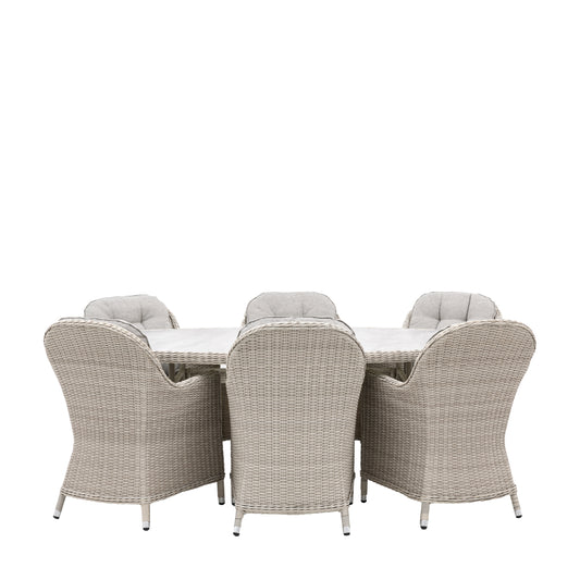 Norton 6 Seater Oval Dining Set