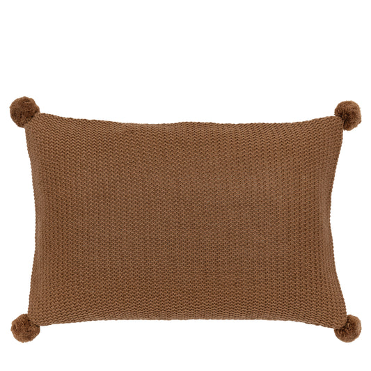 Sammy PomPom Cushion Tan