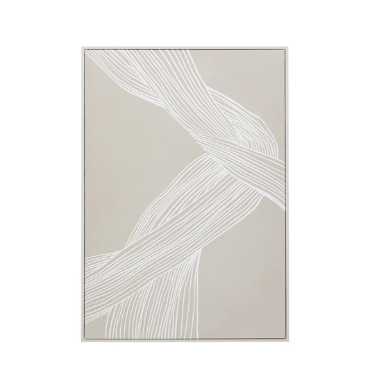 Caffled I Framed Canvas
