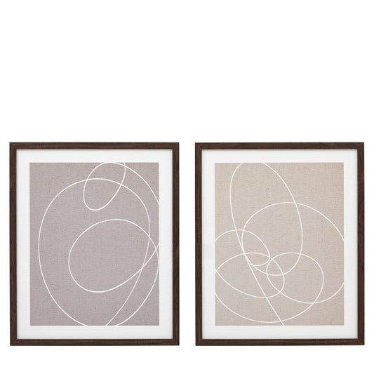 Structure Framed Art Set of 2