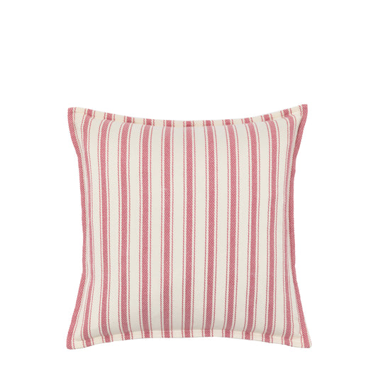 Jones Woven Stripe Cushion Berry