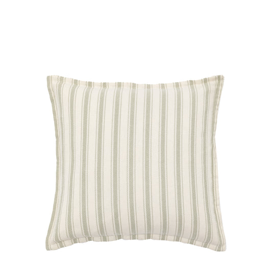 Jones Woven Stripe Cushion Sage