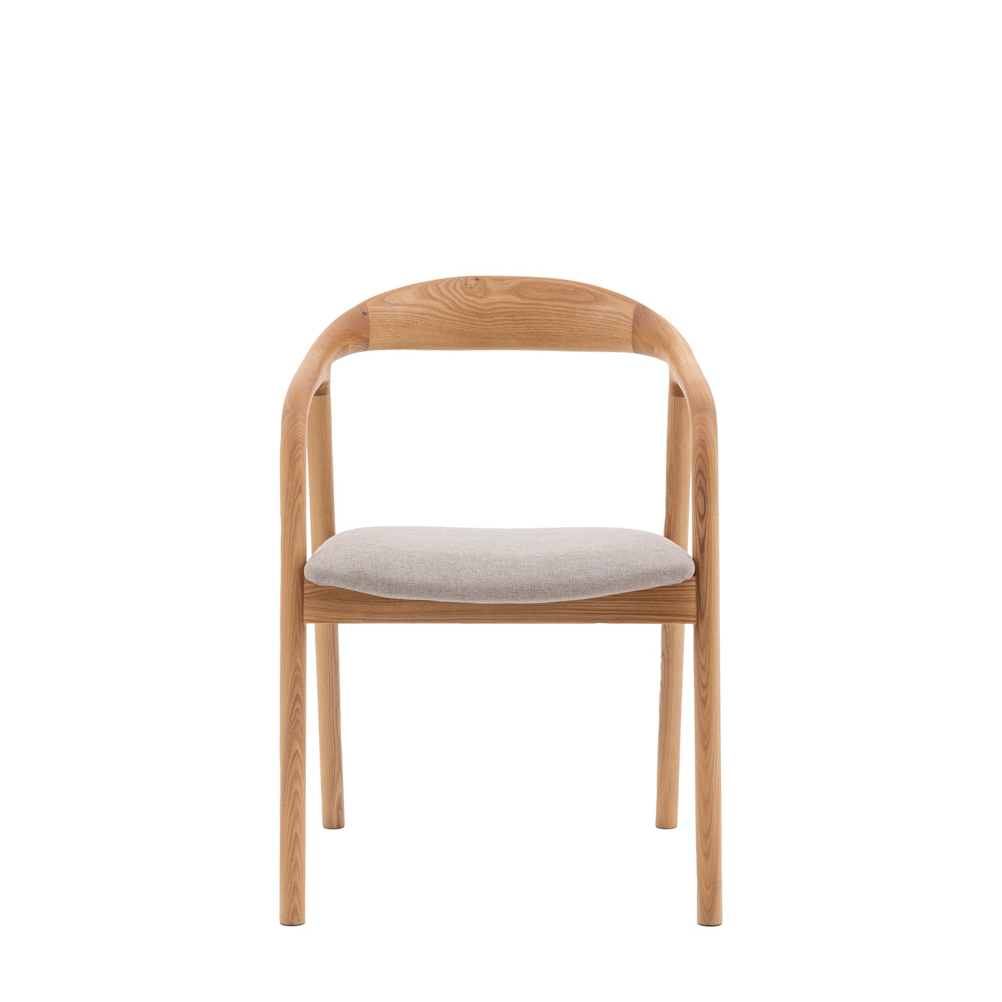 Murray Upholstered Dining Chair Set of 2 Natural - DINCH - Gallery Direct -