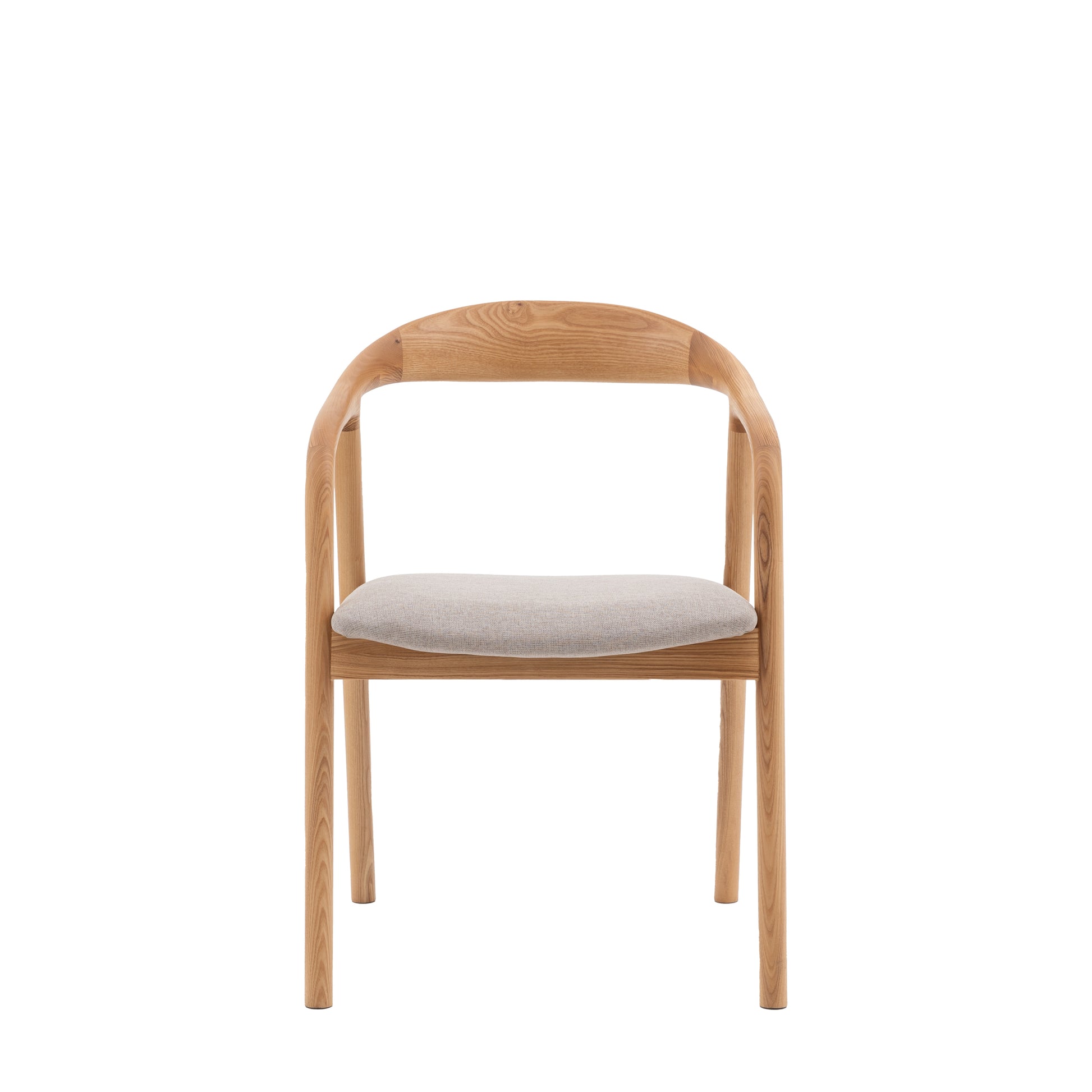 Murray Upholstered Dining Chair Set of 2 Natural - DINCH - Gallery Direct -