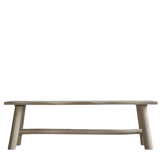 Evan Natural Rustic Bench Large
