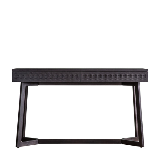 Barland 2 Drawer Desk Black