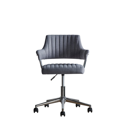 Morgan Swivel Chair Charcoal