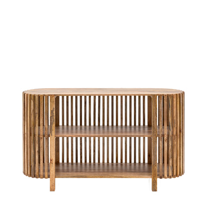 Wern Slatted Console Table